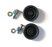 Brompton Rollers - set of 2-6mm eazy wheels, Black