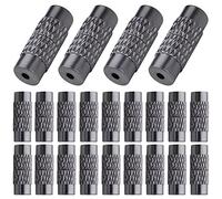 BronaGrand 50pcs Gun Black Screw Twist Clasps Brass Barrel Tube Fastener Cord End Caps Jewelry Clasps Decorative Accessories for DIY Bracelet Necklace Craft Supplies Jewelry Making