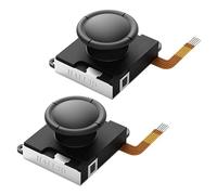 BRONAL Hall Effect Joystick, Joycon Joystick Replacement, No Drift, Replacement Joystick Analog Thumb for Switch JoyCon, Switch OLED & Switch Lite Right/Left Stick (2pcs Single)