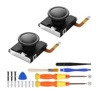 BRONAL Hall Effect Joystick Replacement for JoyCon - 30 in 1 [No Drifting] Joycon Joystick Replacement for Switch/OLED Joy Con Controller & Lite, Hall Effect Joycon Repair Tool Kit [2 Pack]
