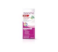 Broncho 5in1 Multi-Symptom Action Cough Syrup (200ml) for All Coughs and Sore Throats* - Alcohol and Sugar Free.