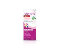 Broncho 5in1 Multi-Symptom Action Cough Syrup (200ml) for All Coughs and Sore Throats* - Alcohol and Sugar Free.