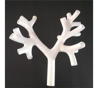 Bronchoscope Bronchial Tree Anatomy Model, Resin Bronchoscopy Training Model, Fibreoptic Bronchial Teaching Model, for Doctor Teaching Medical School Nursing Learning.(Level 3 white)