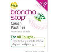 Bronchostop Cough Pastilles for Dry, Chesty and Tickly Coughs, Pack of 20