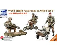 Bronco 1/35 WWII British Paratroops in Action Set B