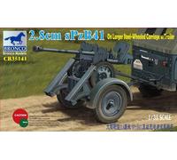 Bronco Cb35141 - 1/35 2.8cm Spzb41 on Larger Steel-Wheeled Carr. with Trailer