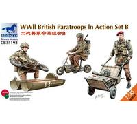 Bronco Models 1/35 WWII British Paratroops in Action Set B # 35192