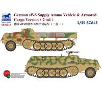 Bronco Models 1/35 German sWS Supply Ammo Vehicle & Armored Cargo Version (2i...