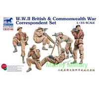 Bronco Models 1/35 WWII British & Commonwealth War Correspondent Set