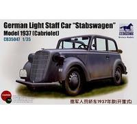 Bronco Models CB35047 1:35 1937 Opel Light Staff 'Stabswagen' Cabriolet