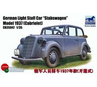 Bronco Models CB35047 1:35 German Light Staff Car Stabswagen Model 1937 (Cabriol