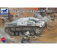 Bronco Models CB35116 1:35 WWII German StuG III Ausf C/D with 75mm StuK 37/L24 &