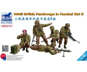 Bronco Models CB35131 1:35 WWII British Paratroops In Combat Set B