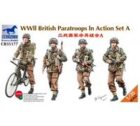 Bronco Models CB35177 1:35 WWII British Paratroops In Action Set A