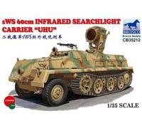 Bronco CB35212 - 1/35 WWII Dt. Sws 60cm Infrared Searchlight Carrier Uhu - New