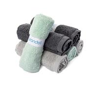 Brondell Bamboo Bidet Towels, Pack of 6, Assorted Colors