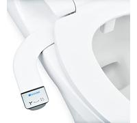 Brondell Bidet - Thinline SimpleSpa SS-150 Fresh Water Spray Non-Electric Bidet Toilet Attachment in White with Self Cleaning Nozzle