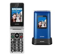 Brondi Amico Prezioso Blue Metal Cell Phone