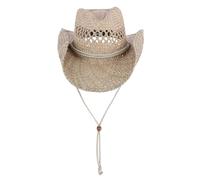 Broner Carson City Vented Seagrass Western Hat with Adjustable Chin Cord