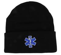 Broner Hats Military and Law Enforcement Watch Cap Cuff Beanie - Black - One size