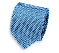 Broni&Bo Pastel Blue Knitted Wedding Ties for Men from Knitted Ties for Men - Solid Blue Plain Mens Ties for Every Occasion