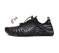 Bronoir Grounding Shoes with Copper for Women Men, Hike Barefoot Footwear Shoes Effectively Soft Comfortable (8305Black, Adult, Women, 9, Numeric, UK Footwear Size System, Medium)