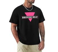 Bronski-Beat-T-Shirt-Customs-Design-Your-own-Kawaii Black