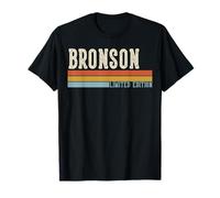 Bronson Retro Vintage Men Kids Boys First Name T-Shirt