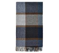 Bronte By Moon Block Windowpane Blue Throw