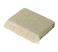 Bronte By Moon Herringbone Light Sage Throw