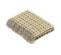 Bronte by Moon Milan Merino Lambswool Throw - Gold