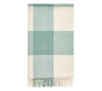 Bronte by Moon Pastel Block Check Eucalyptus (green) Throw Blanket