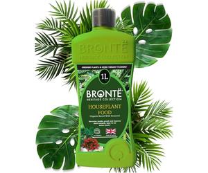 Bronte Concentrated 1Ltr Houseplant Food - Makes 250L of Organic Plant-Based Liquid Fertiliser, Seaweed Enriched, Pet-Friendly, Perfect for Indoor Plants & Flowers - Boost Growth & Vibrancy Naturally