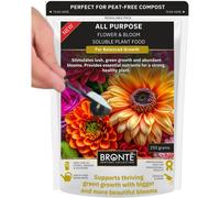 Bronte Heritage All Purpose Flower Soluble Plant Food Nutrient Rich Fast Acting Fertiliser Balanced Formula Healthier Growth Bigger Blooms 250L Feed