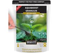 Bronte Heritage AquaBoost Water Retaining Granules 50g | Reduces Watering Frequency | Prevents Drought Stress | for Indoor & Outdoor Plants Pots Baskets, & Soil