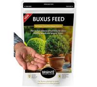 Bronte Heritage Buxus Feed Controlled-Release Fertiliser - Plant Food for Box Hedges & Topiary in Pots, Containers & Ground. Easy-Apply Granules for Dense, Healthy Growth & Greener Leaves. 120g Pouch