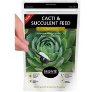 Bronte Heritage Cacti & Succulent Fertiliser - 250g water-soluble powder for indoor/outdoor plants. Promotes healthy growth & plump leaves