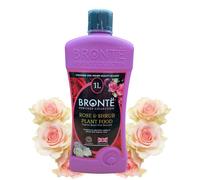 Bronte Heritage Organic Rose & Shrub Food 1L - Seaweed-enriched, pet-friendly fertiliser. Strengthens blooms & plant health. Makes 300L