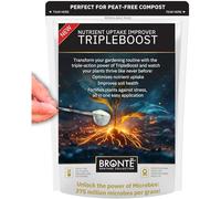 Bronte Heritage TripleBoost Plant Nutrient Uptake Improver - Microbial Soil Enhancer for Stronger Root & Healthier Growth. Perfect for Indoor & Outdoor Plants. 6 Weeks Active (50g)