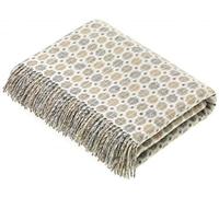 Bronte Milan Natural Luxury Soft Pure Merino Lambswool Blanket Wool Throw Moons