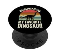 Brontosaurus My Favorite Dinosaur PopSockets Adhesive PopGrip