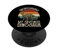 Brontosaurus My Favorite Dinosaur PopSockets Adhesive PopGrip