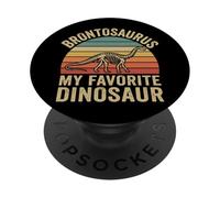 Brontosaurus My Favorite Dinosaur PopSockets Adhesive PopGrip
