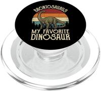 Brontosaurus My Favorite Dinosaur PopSockets PopGrip for MagSafe