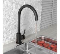 Scudo Manhattan Monobloc Kitchen Sink Mixer Tap Matt Black KT43 WRAS Approved RRP.£94