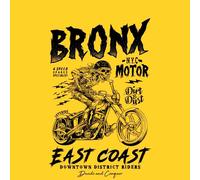 Bronx Motor Men's T-Shirt - Yellow - L