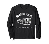 Bronx New York 6 Train NYC Six Line Long Sleeve T-Shirt