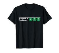 Bronx Subway Sign Boricua Puerto Rican NY New York US T-Shirt