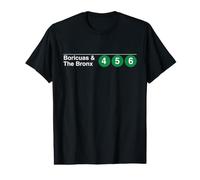 Bronx Subway Sign Boricua Puerto Rican NY New York US Value Graphic T-Shirt