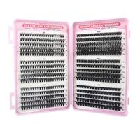 BRONXIC 580 Pieces Individual Cluster Eyelashes Kit - 30D-40D-50D-60D-80D-100D Volume Lashes Extensions | DIY Fluffy Russian Style Curly Durable| 8-16mm Mixed Lengths for Women & Girls
